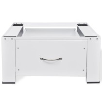 Pedestal for Washing Machine White with Drawer