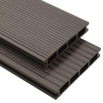 WPC Decking Boards with Accessories 36 m  2.2 m Anthracite