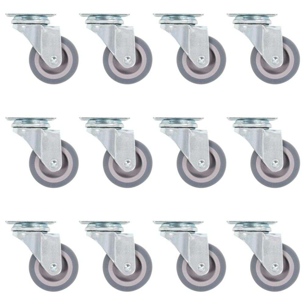 Swivel Casters 12 pcs 50 mm