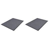 PVC Door Mats 4 pcs Grey...