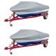 Boat Cover Grey Length 488-564 cm Width 239 cm