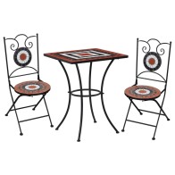 3-tlg. Bistro-Set Keramik...