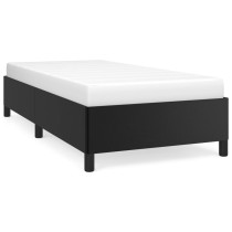 Bed Frame Black 180x200 cm 6FT Super King Faux Leather