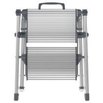 Hailo Trittleiter mit 2 Stufen Mini Comfort 45 cm Aluminium 4310-100