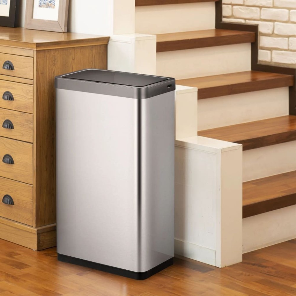 EKO Sensor Bin Mirage X 80 L Matte Silver