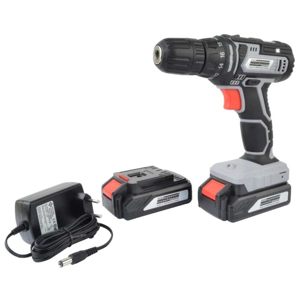 Br der Mannesmann Cordless Screwdriver 2x20 V 1.5 Ah