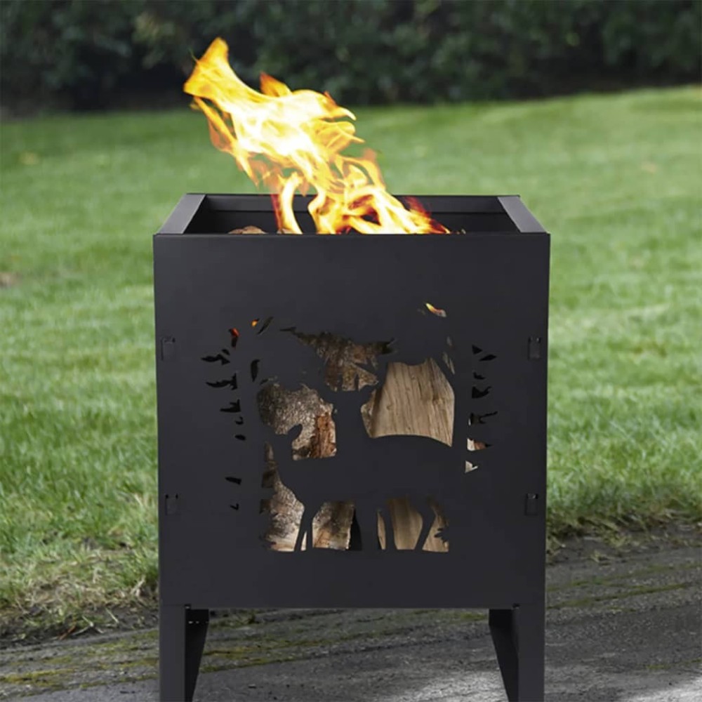 Esschert Design Fire Basket Deer Rectangular