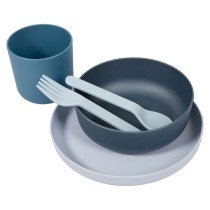 Bo Jungle 5 Piece Baby Tableware Set CPLA Blue