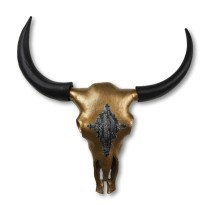 HSM Collection Decorative Buffalo Head L 80x10x80 cm