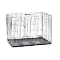 Karlie Dog Crate with 2 Doors 107.5x70.5x76.5 cm Silver