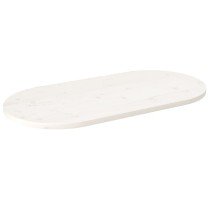 Tischplatte 70x35x2,5 cm Massivholz Kiefer Oval