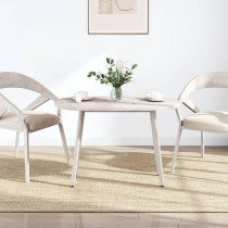 Tischplatte 70x35x2,5 cm Massivholz Kiefer Oval