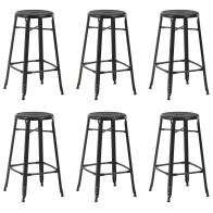 Bar Stools 4 pcs Black...