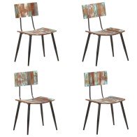 Dining Chairs 6 pcs Solid...