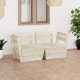 5 Piece Garden Pallet Lounge Set Impregnated Spruce Wood