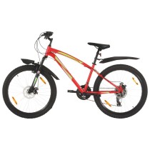 Mountainbike 21 Gang 26 Zoll Rad 36 cm Schwarz