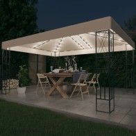 Gazebo with LED String...