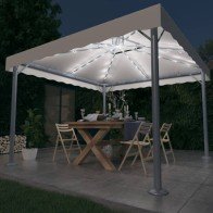 Gazebo with LED String...