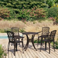 5 Piece Bistro Set Cast...