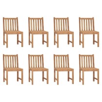 Garden Chairs 2 pcs Solid Teak Wood