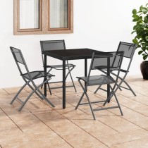 3 Piece Outdoor Dining Set Steel