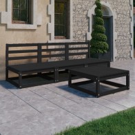 4 Piece Garden Lounge Set...