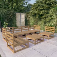 7 Piece Garden Lounge Set...