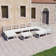 10 Piece Garden Lounge Set...