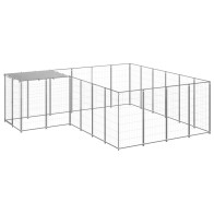 Dog Kennel Silver 26.62 m...