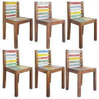Dining Chairs 6 pcs Solid...