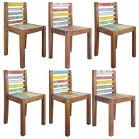 Dining Chairs 6 pcs Solid...