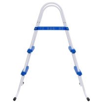 Pool Ladder Blue and White 84 cm Steel