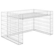 Lawn Mower Garage with Raised Bed 110x80x60 cm Steel Wire