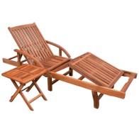 Sun Lounger with Table...