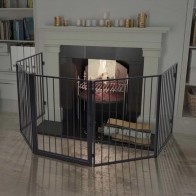 Pet Fireplace Fence Steel...