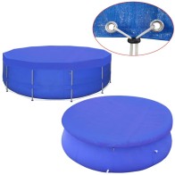 Pool Covers 2 pcs PE Round...