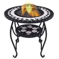 Mosaic Fire Pit Table Blue...