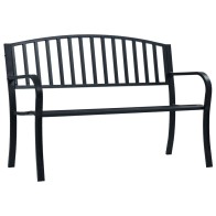 Garden Bench 125 cm Black...