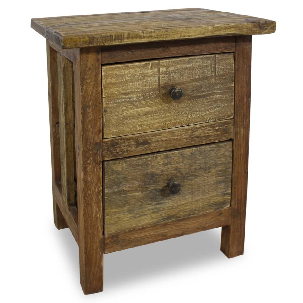 Nightstand Solid Reclaimed Wood 40x30x51 cm