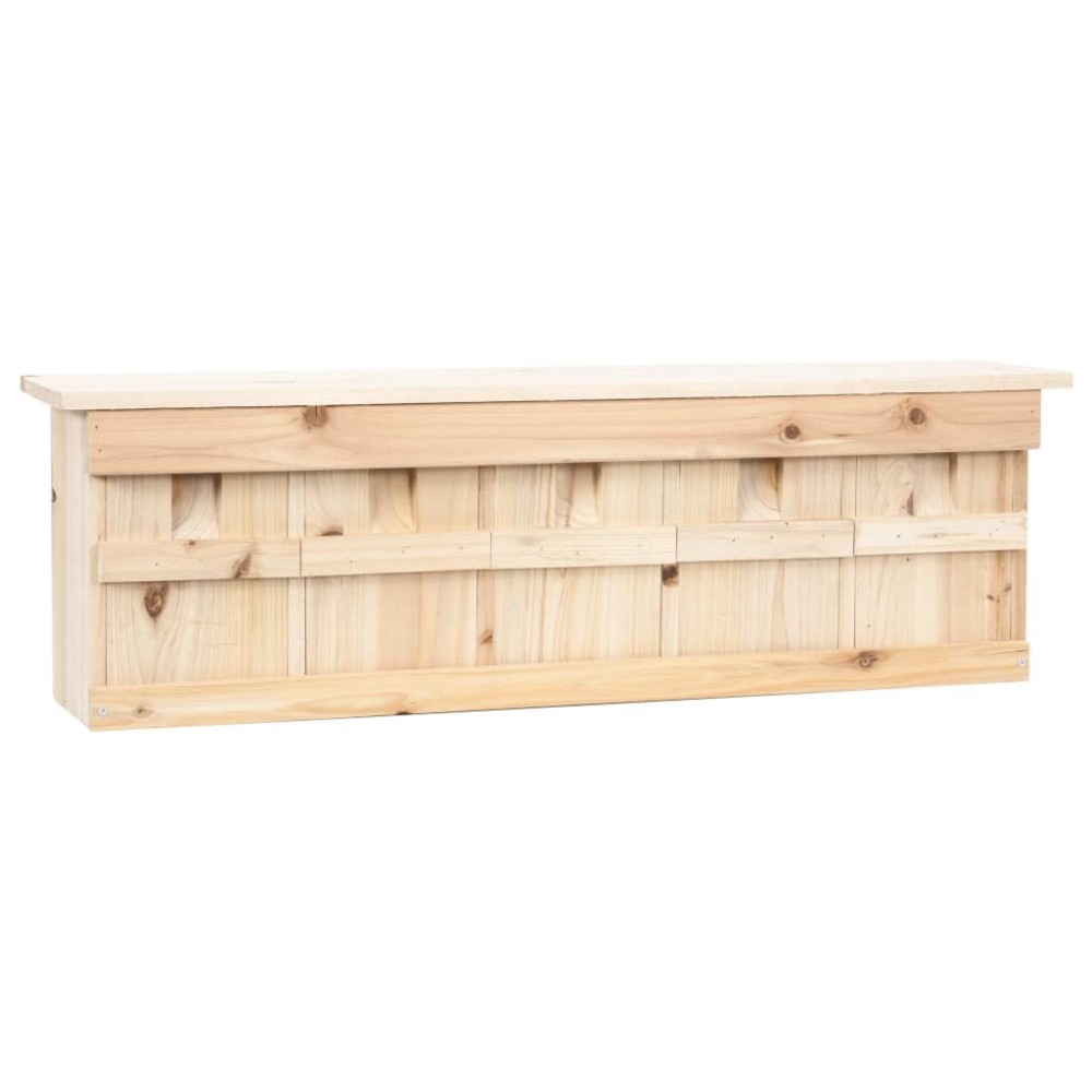 Spatzenhaus 5-fach 68x15x21 cm Tannenholz