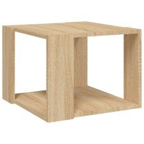 Coffee Table Brown Oak 40x40x30 cm Engineered Wood