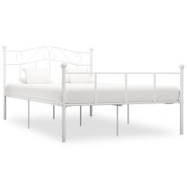 Bed Frame Grey Metal...