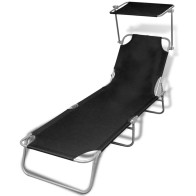 Folding Sun Lounger with...
