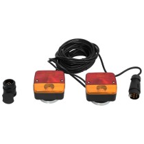 Trailer Lights 2 pcs Red 10.5x5x9.5 cm 12V Classic Bulb