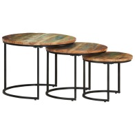 Nesting Tables 3 pcs Solid...