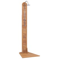 Garden Shower Solid Teak 70x75x204 cm