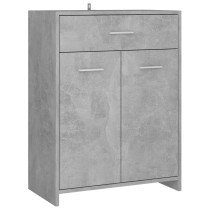 Badezimmerschrank Weiß 60x33x80 cm Holzwerkstoff