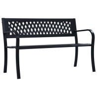 Garden Bench 125 cm Black...