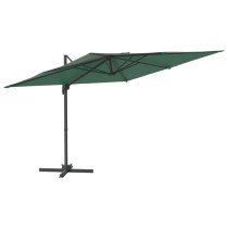 Cantilever Umbrella with Aluminium Pole Green 400x300 cm