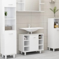 Bathroom Cabinet Grey...